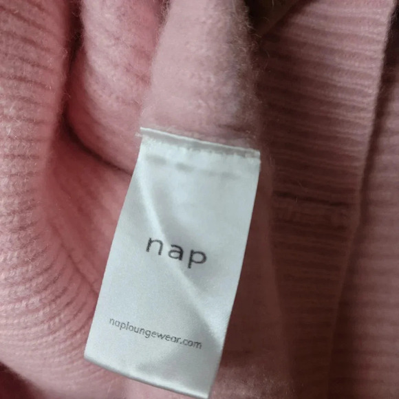 Nap 100% Cashmere Pink Spring Cardigan Size Small - Picture 5 of 8